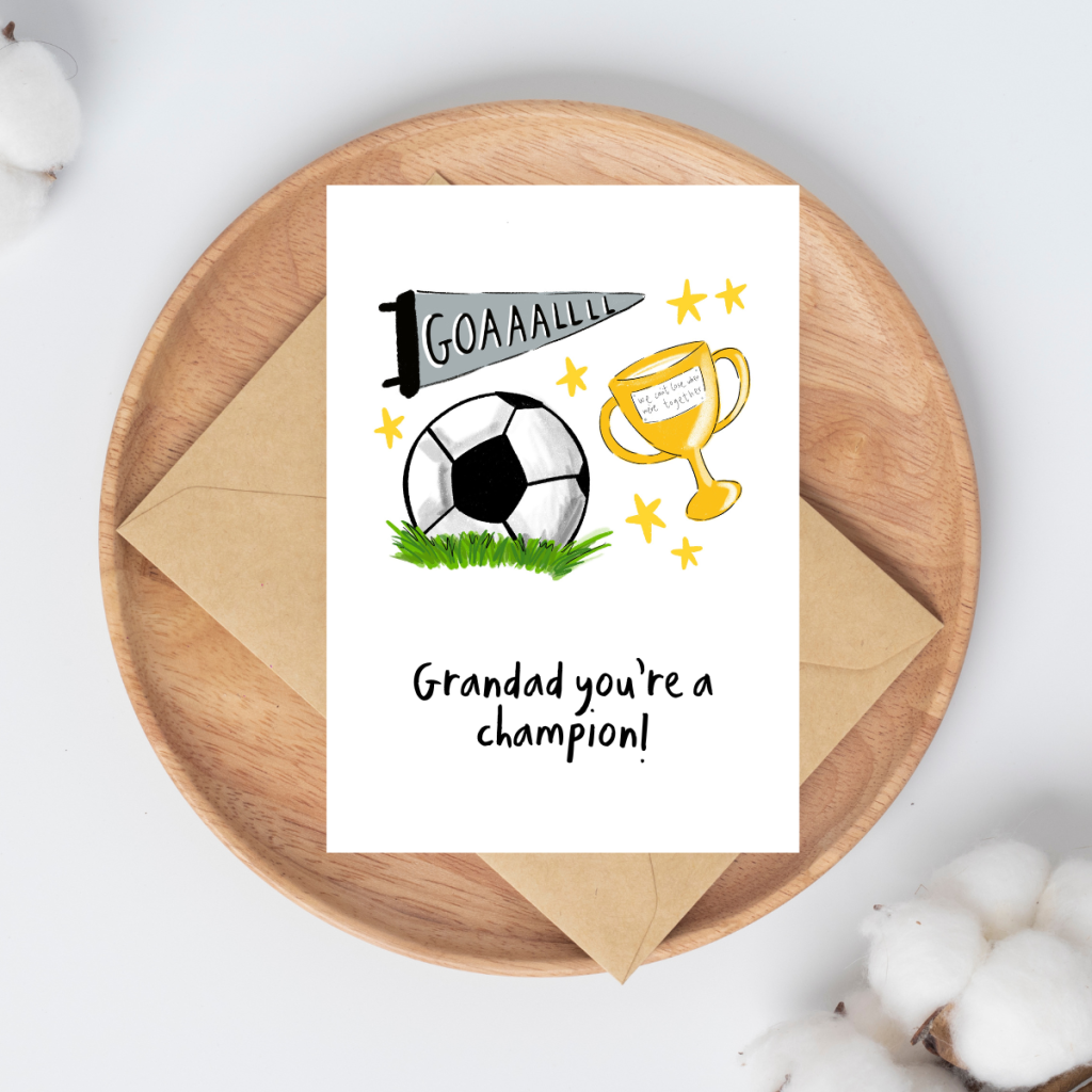 Personalised Football Card Murphys Print Store