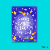 Daddy we love you to the stars card