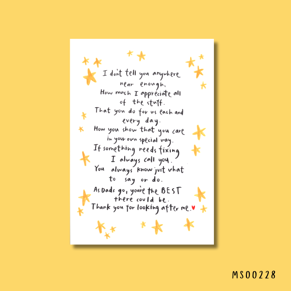 The best Dad Poem