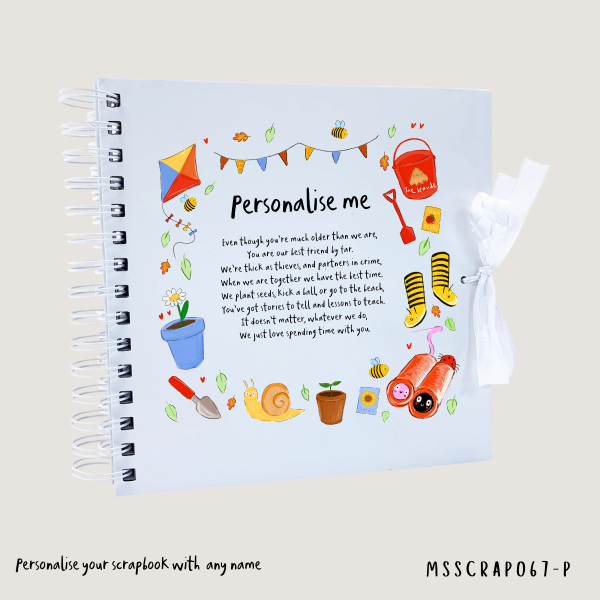 Personalised Grandparent scrapbook from multiple children