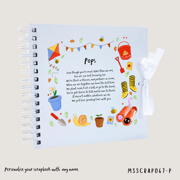 Personalised Grandparent scrapbook from multiple children - Image 4