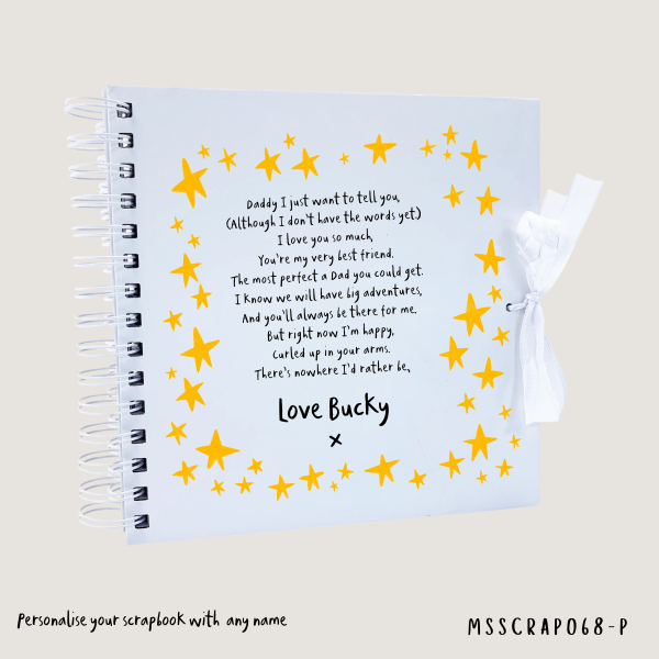 Personalised Daddy poem scrapbook - Image 2