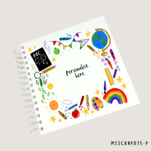 Personalised school scrapbook