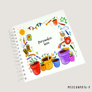 Personalised colourful learning scrapbook