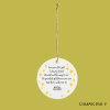 You were the gift personalised bauble - Image 2