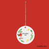 Robin personalised bauble
