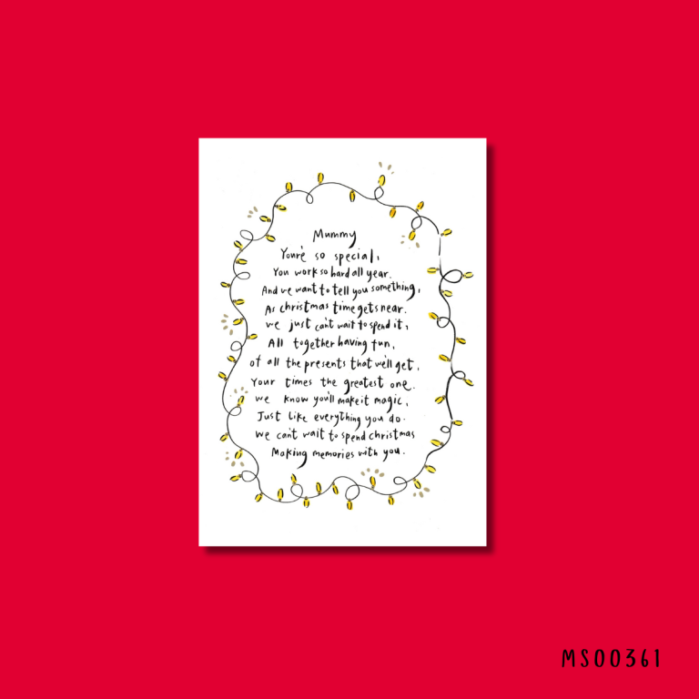 Mummy card plural children Murphys Print Store