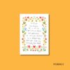 Sister floral poem print - Image 2