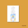 Daddy shoulders sunset card