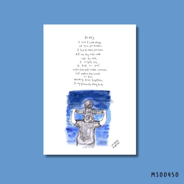 Daddy shoulders stars print