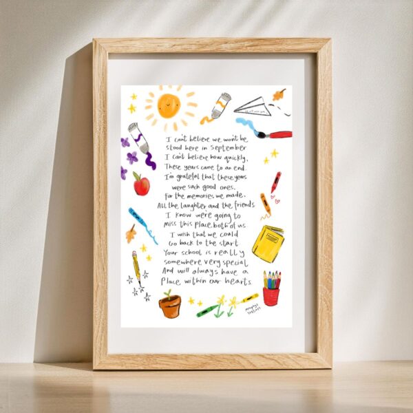 This school will always have a place in our hearts print