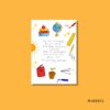 End of school card