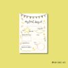 Neutral school/nursery board A3