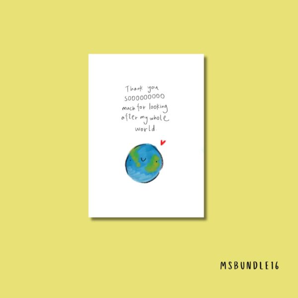 Thank you cards for nursery or school 4 x greetings cards - Image 4