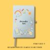 Personalised pastel school notebook