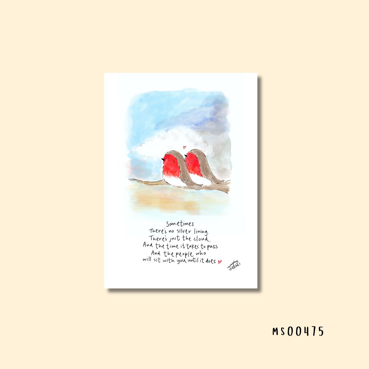 Sometimes there's no silver lining print