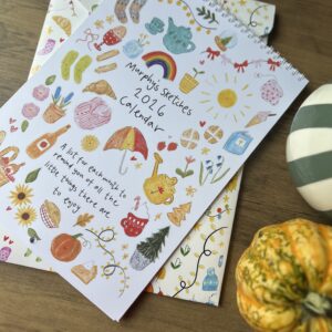 A4 'lists' calendar 2026