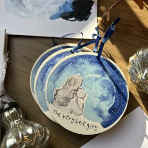 The very best gift wooden bauble