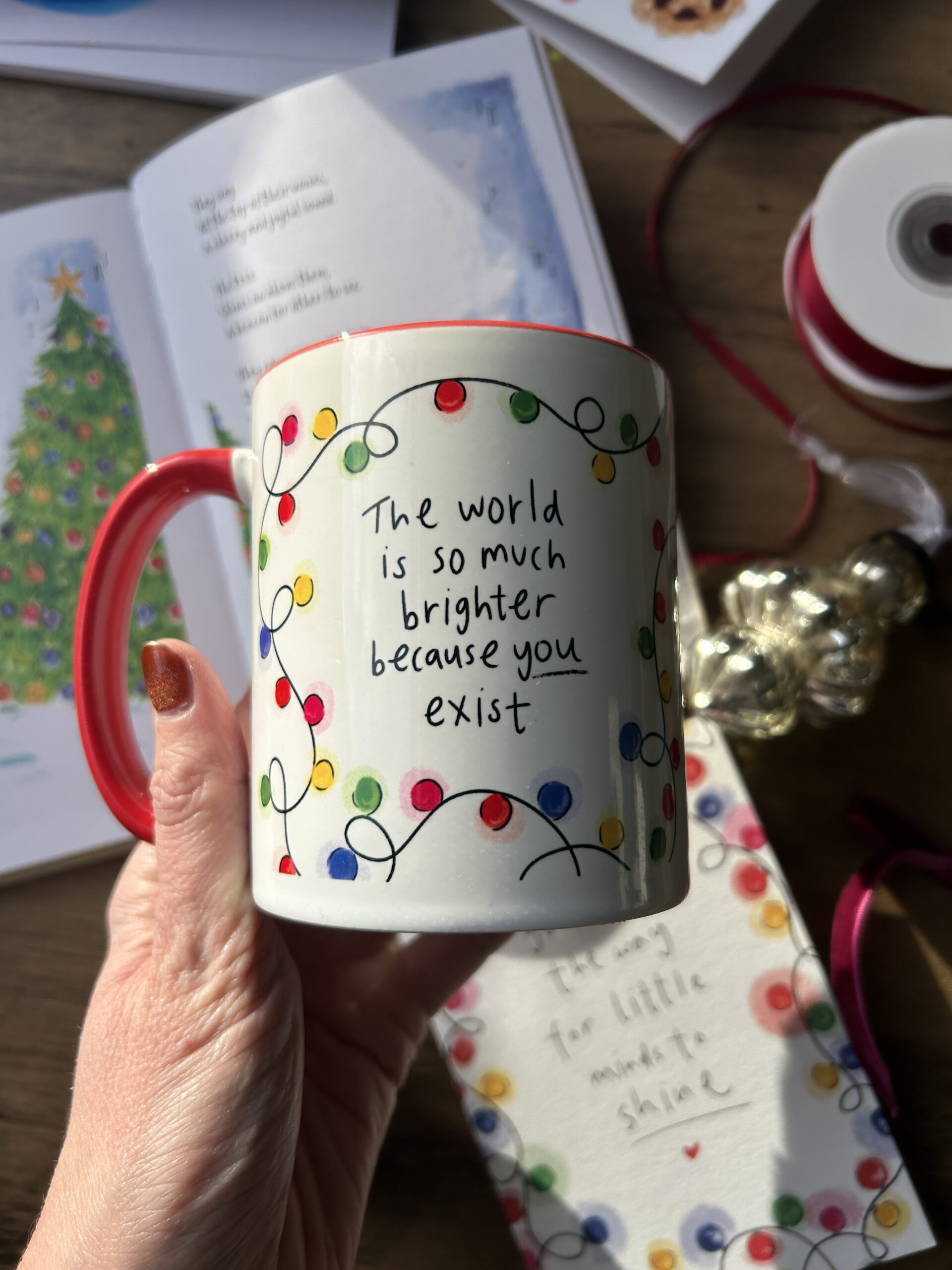 The World Is So Much Brighter mug