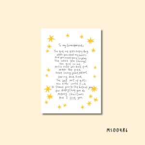 Grandparents Christmas card