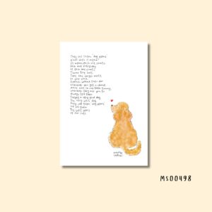 Dog years cavapoo print