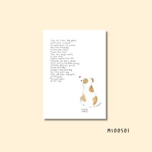 Dog years jack russell print