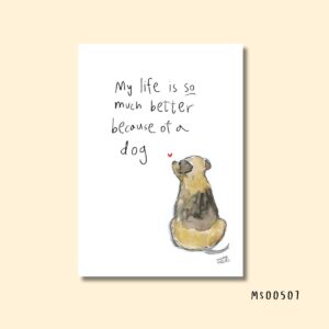 Because of a dog terrier print