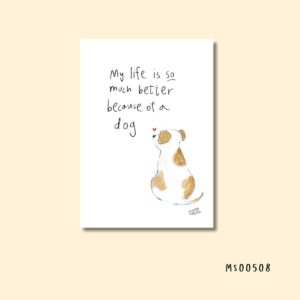 Because of a dog jack russell print