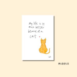 Because of a ginger cat print