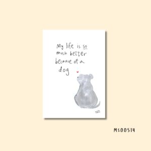 Because of a dog staffie print