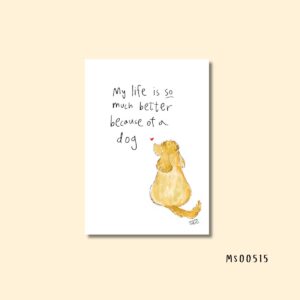 Because of a dog cocker print