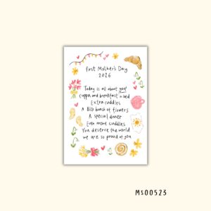 First Mother's Day 2026 card