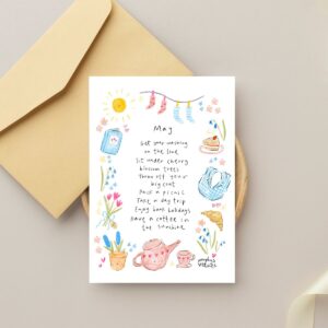May birthday card