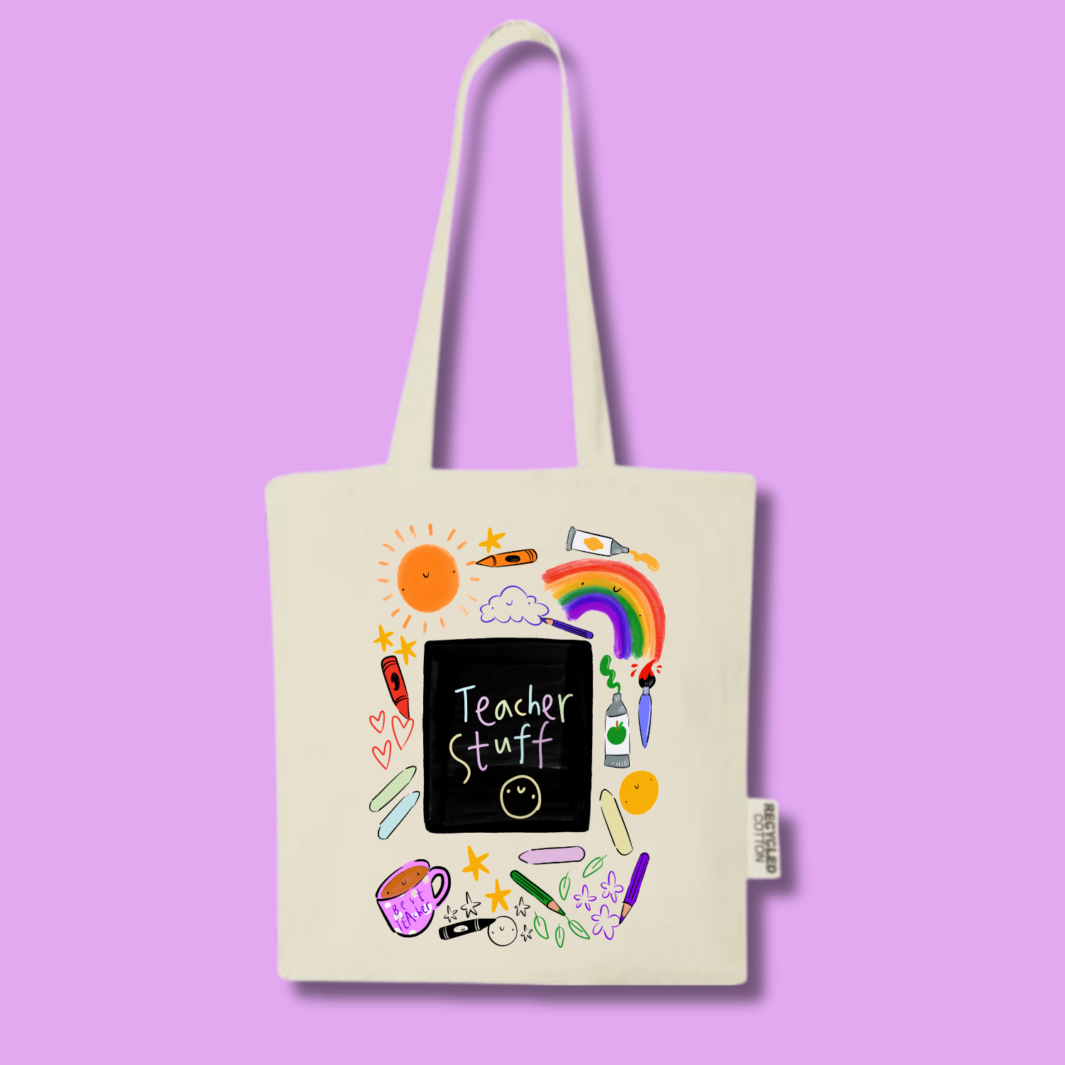 Teacher Stuff Tote Bag
