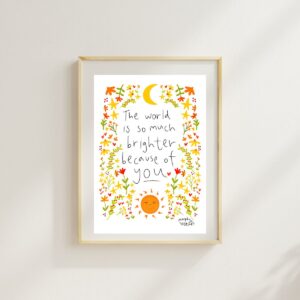 The world is brighter sun
