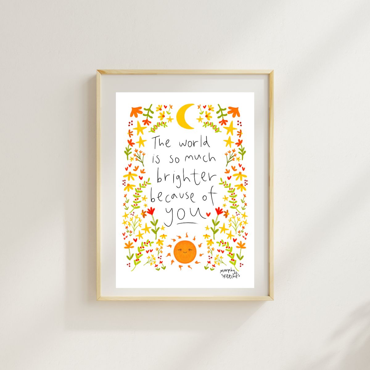 The world is brighter sun