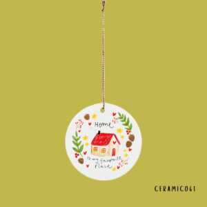 Home is my favourite place to be bauble