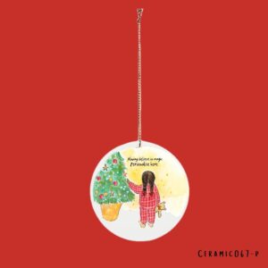 Personalised Believe in Magic bauble option 1