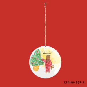 Personalised Believe in Magic bauble option 3